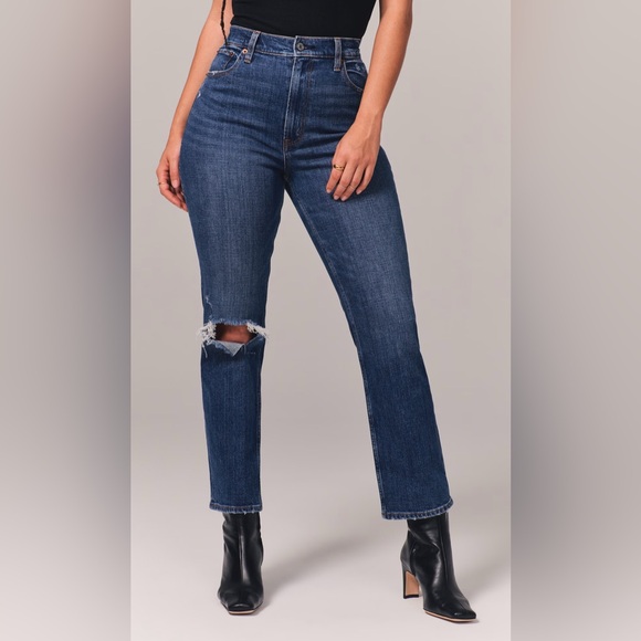 Abercrombie & Fitch Denim - Abercrombie & Fitch The Ankle Straight